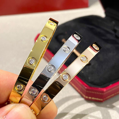 [Max Jewelry ]LOVE BRACELET 6.1MM 10 DIAMONDS