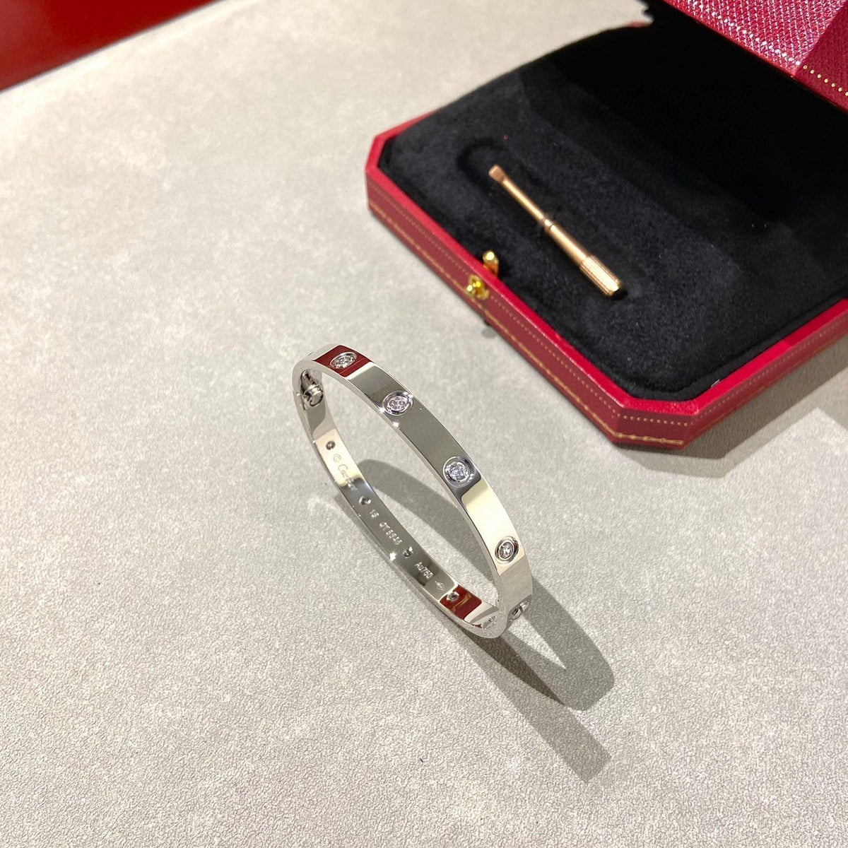 [Plus&Max]LOVE BRACELET 6.1MM 10 DIAMONDS