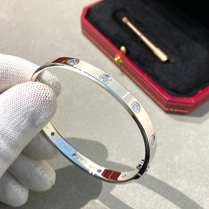 [Max Jewelry ]LOVE BRACELET 6.1MM 10 DIAMONDS