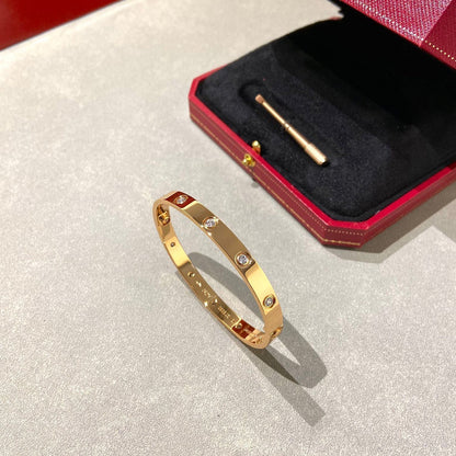 [Max Jewelry ]LOVE BRACELET 6.1MM 10 DIAMONDS