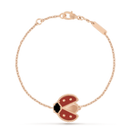 [Plus&Max]LUCKY SPRING 1 MOTIF PINK GOLD BRACELET