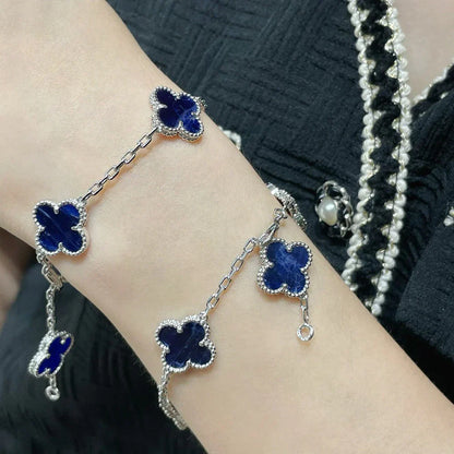 [Max Jewelry ]CLOVER 5 MOTIF PIETERSITE BRACELET COLLECTION