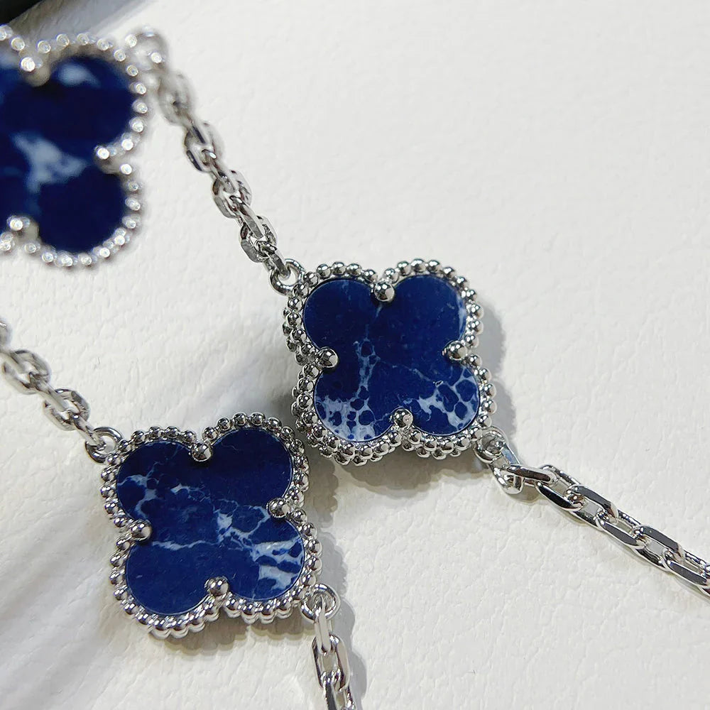 [Max Jewelry ]CLOVER 5 MOTIF PIETERSITE BRACELET COLLECTION