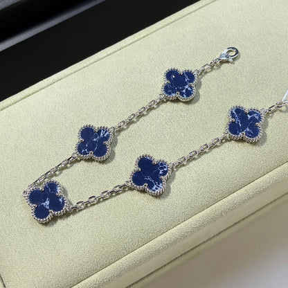 [Max Jewelry ]CLOVER 5 MOTIF PIETERSITE BRACELET COLLECTION