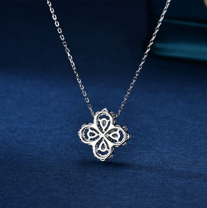 [Max Jewelry ]LOOP NECKLACE FULL MOTIF DIAMOND 16MM MULTIPLE COLORS
