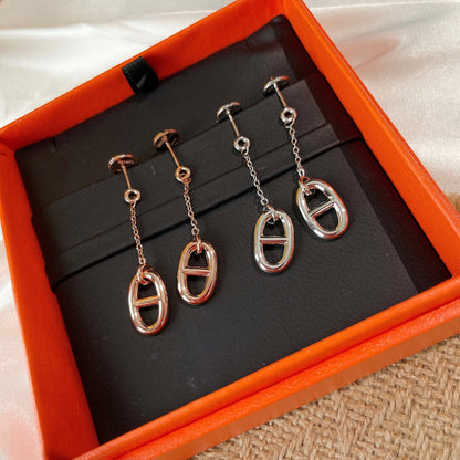 [Max Jewelry ]CHAINE TASSEL EARRINGS