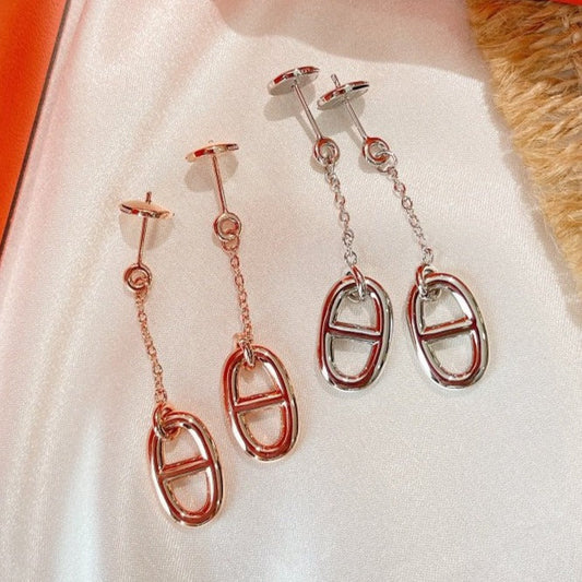 [Max Jewelry ]CHAINE TASSEL EARRINGS