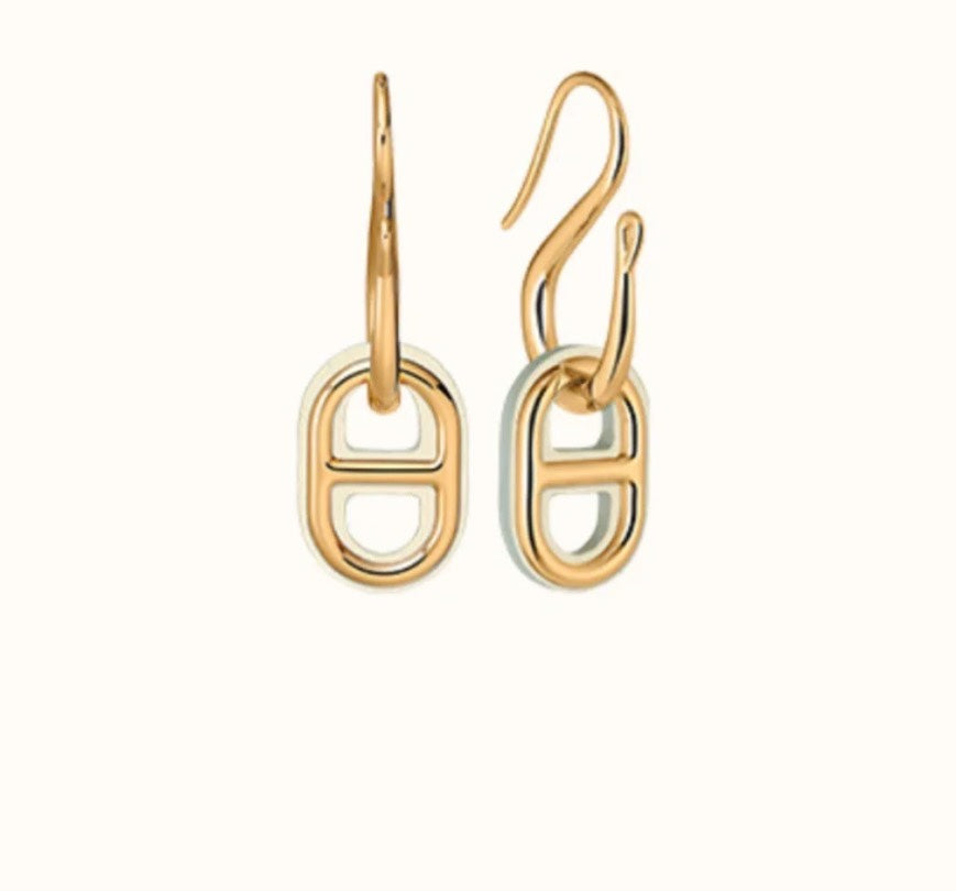 [Max Jewelry ]HM O'MAILLON GOLD EARRINGS