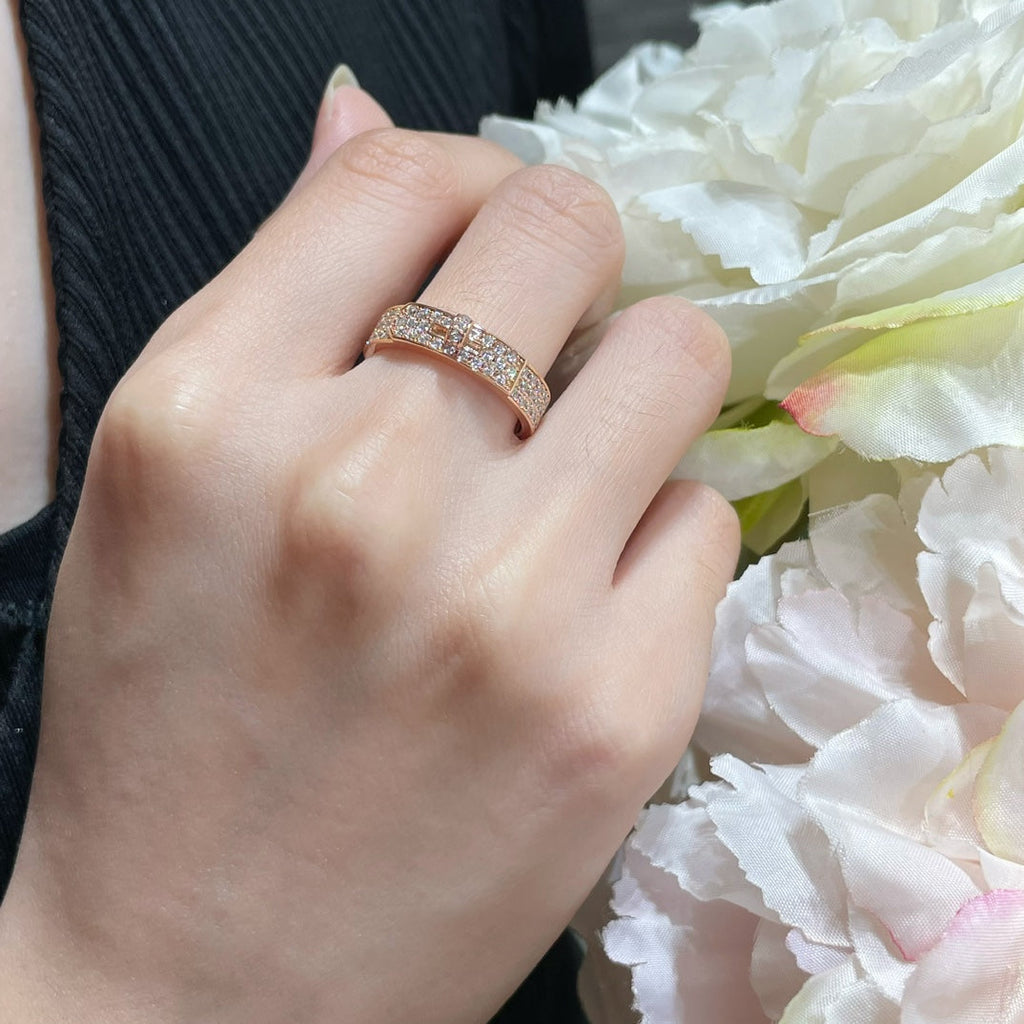 [Plus&Max]KELLY PINK GOLD DIAMOND RING