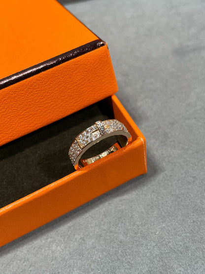 [Max Jewelry ]KELLY PINK GOLD DIAMOND RING