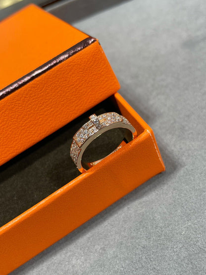 [Max Jewelry ]KELLY PINK GOLD DIAMOND RING