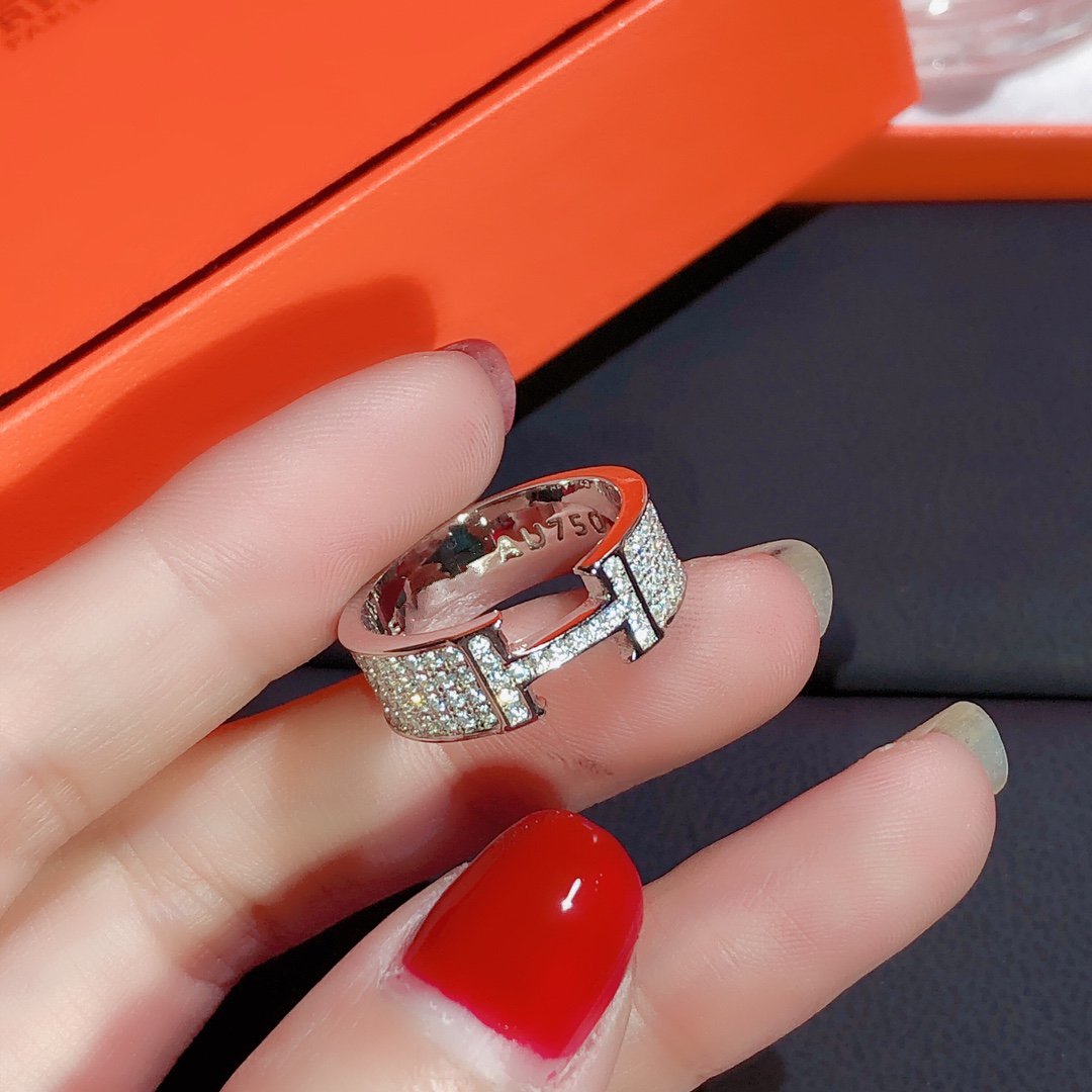 [Max Jewelry ]H RING FULL DIAMOND
