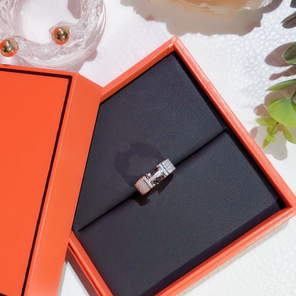 [Max Jewelry ]H RING FULL DIAMOND