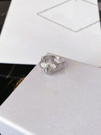 [Plus&Max]CLOVER SILVER RING