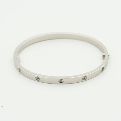 [Max Jewelry ]LOVE BRACELET 3.65MM 10 DIAMONDS