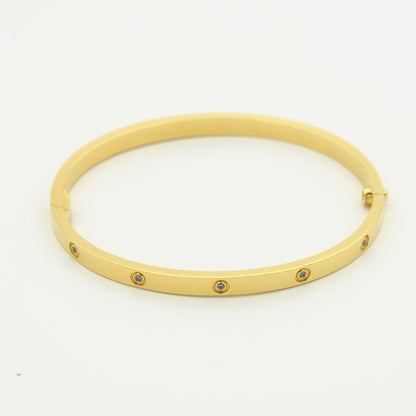 [Max Jewelry ]LOVE BRACELET 3.65MM 10 DIAMONDS