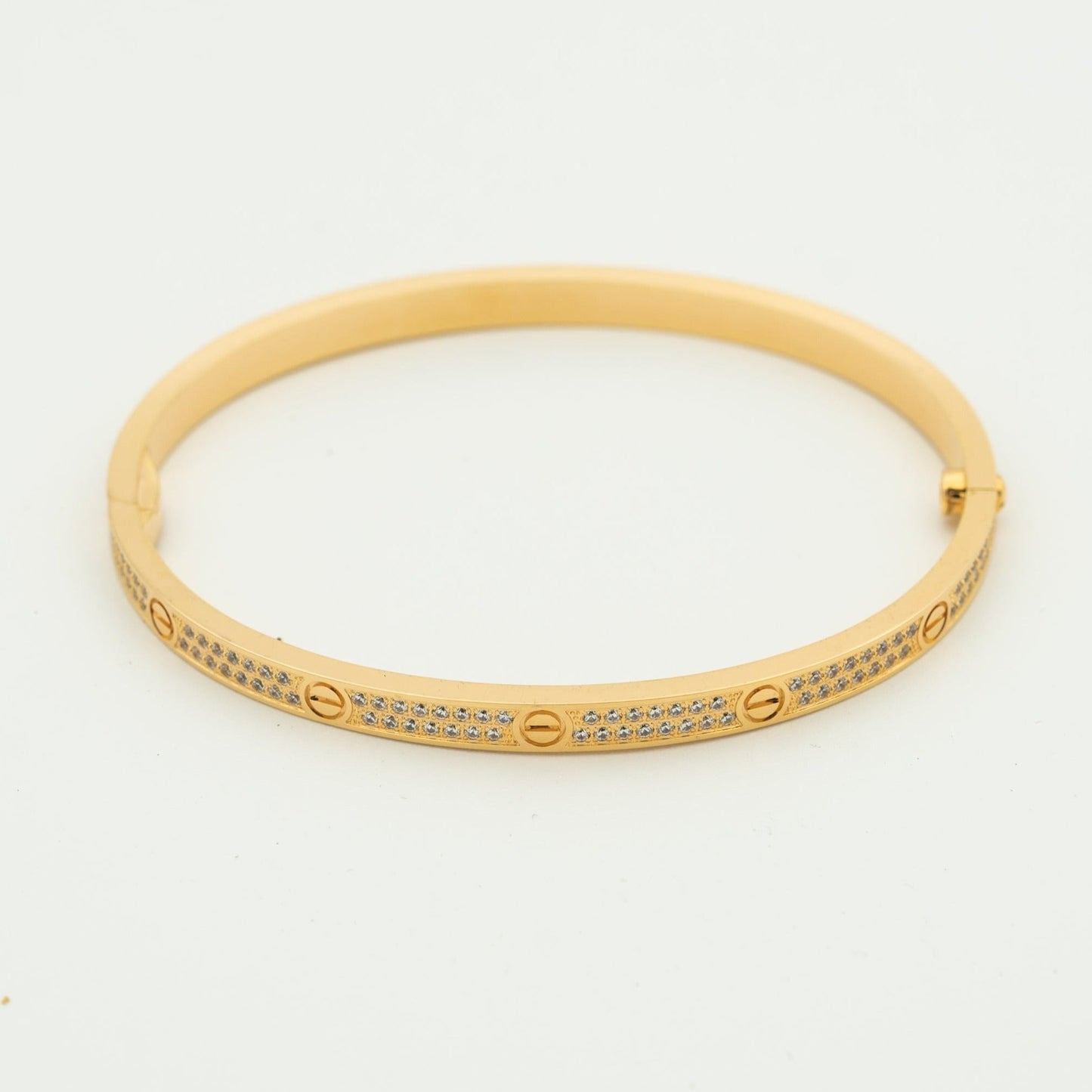 [Max Jewelry ]LOVE BRACELET 3.65MM DIAMOND-PAVED