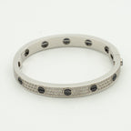 [Plus&Max]LOVE BRACELET 6.1MM DIAMOND-PAVED CERAMIC