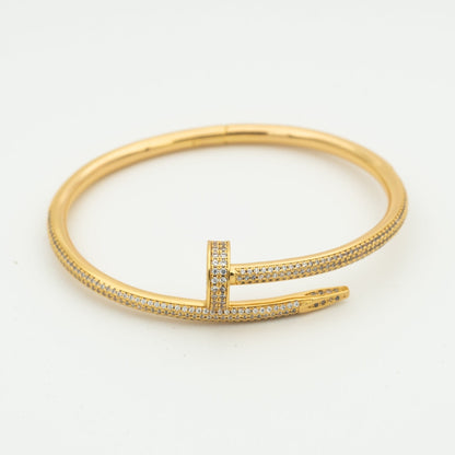 [Max Jewelry ]JUSTE BRACELET 3.5MM ALL DIAMONDS