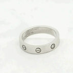 [Plus&Max]LOVE RING 4MM 1 DIAMOND SILVER
