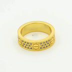 [Plus&Max]LOVE RING 5.5MM DIAMONDS PAVED
