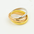 [Plus&Max]TRINITY RING GOLD PINK GOLD SILVER