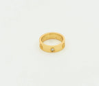 [Plus&Max]LOVE RING 5.5MM 3 DIAMONDS GOLD