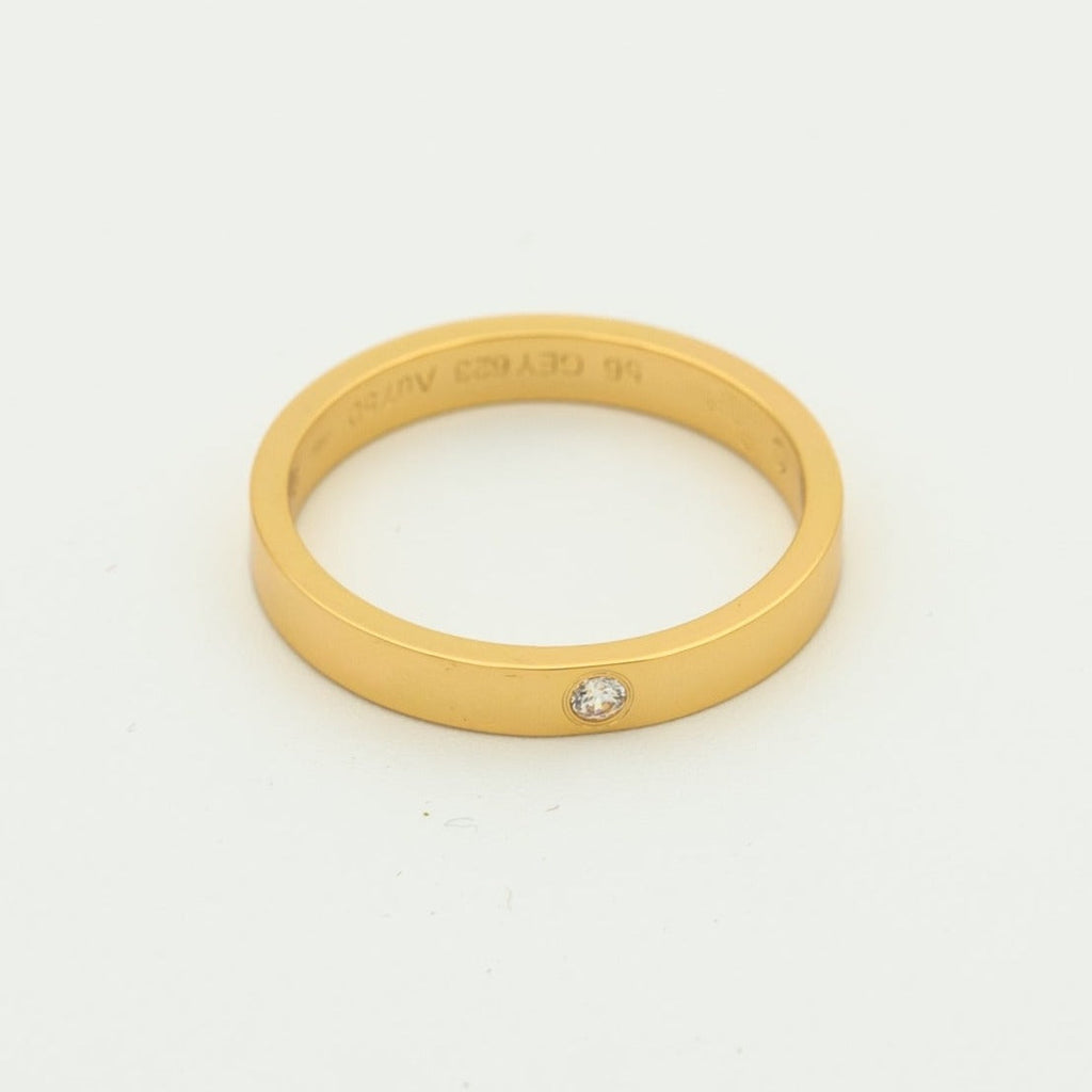 [Plus&Max]LOVE RING 4MM 1 DIAMOND