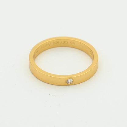[Max Jewelry ]LOVE RING 4MM 1 DIAMOND