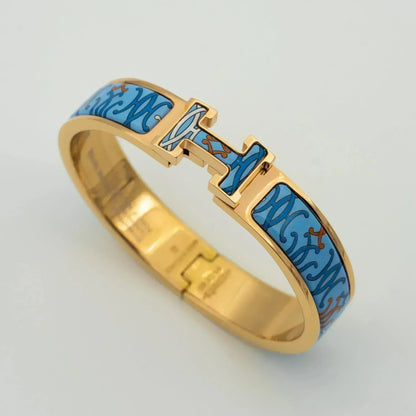 [Max Jewelry ]H BRACELET BLUE MULTICOLOR