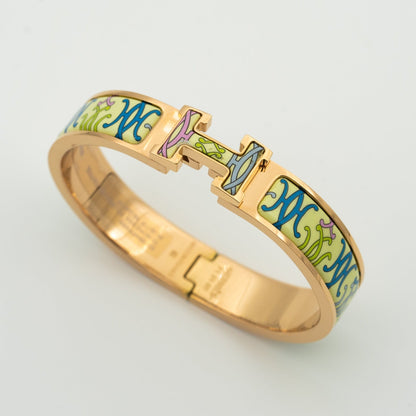 [Max Jewelry ]H BRACELET BEIGE MULTICOLOR