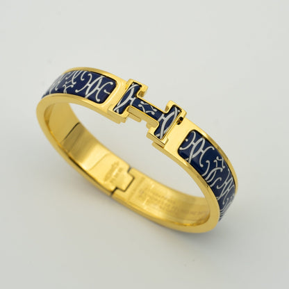 [Max Jewelry ]H BRACELET BLACK MULTICOLOR