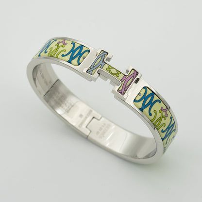 [Max Jewelry ]H BRACELET BEIGE MULTICOLOR