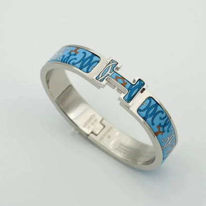 [Max Jewelry ]H BRACELET BLUE MULTICOLOR