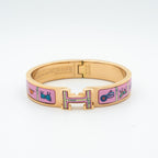 [Plus&Max]H PINK GOLD BRACELET PINK CERAMIC
