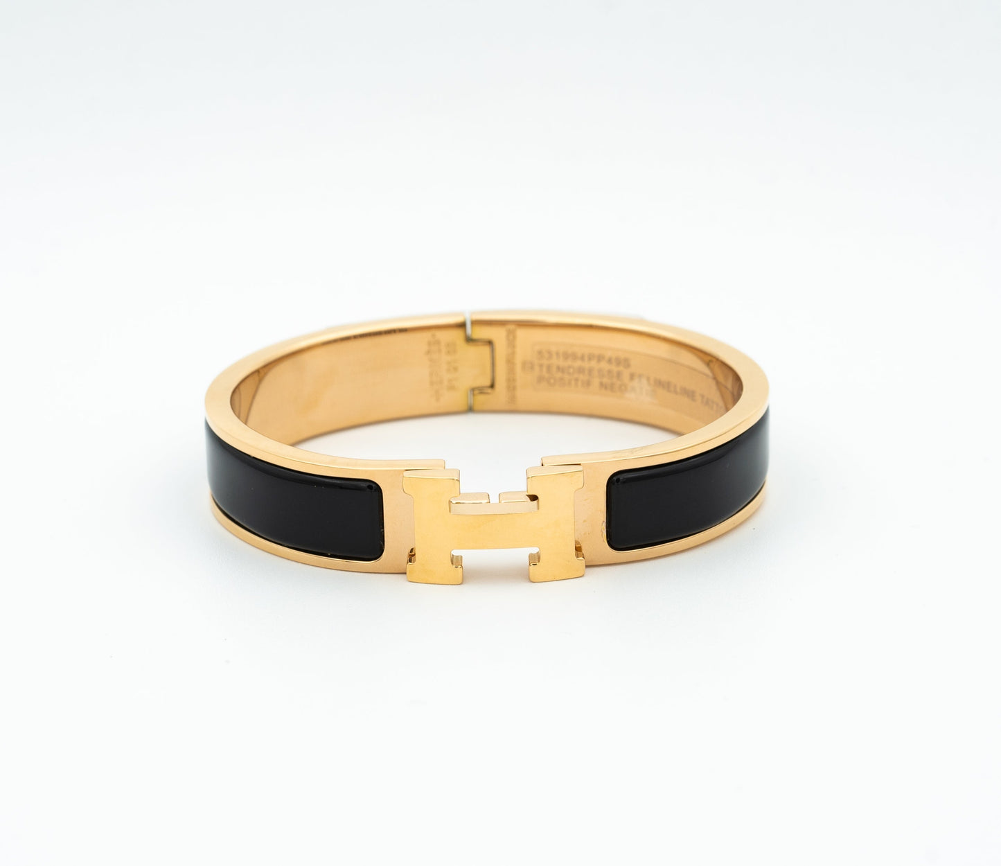 [Max Jewelry ]H BLACK BRACELET
