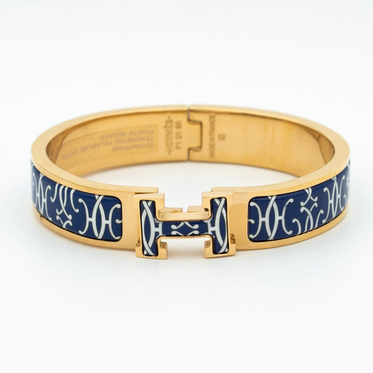 [Max Jewelry ]H BRACELET BLACK MULTICOLOR
