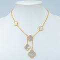 [Plus&Max]CLOVER MOTHER OF PEARL NECKLACE 6 MOTIF