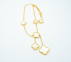 [Plus&Max]CLOVER MOTHER OF PEARL NECKLACE 6 MOTIF