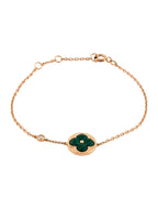 [Plus&Max]SUN MALACHITE 1 DIAMOND PINK GOLD BRACELET