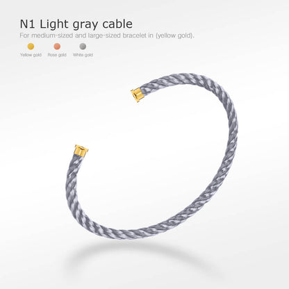 [Max Jewelry ]FORCE SERIES BRACELET CABLES 50 CHOICES (DIY SELECTION)