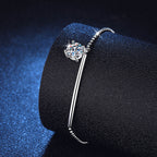 [Plus&Max]ELEGANT HALF-MOON CURVE MOISSANITE BRACELET