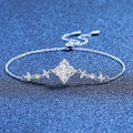 [Plus&Max]MARQUISE-CLOVER MOISSANITE BRACELET