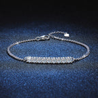 [Plus&Max]SMILING CURVE MOISSANITE BRACELET