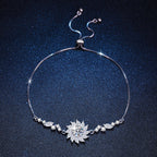 [Plus&Max]RADIANT SUNFLOWER MOISSANITE BRACELET