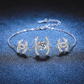 [Plus&Max]CLASSIC INTERLOCKING MOISSANITE BRACELET