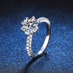 [Plus&Max]BOLD TIGER CLAW MOISSANITE ENGAGEMENT RING