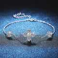 [Plus&Max]CLOVER LUCKY CHARM MOISSANITE BRACELET