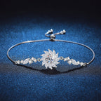 [Plus&Max]RADIANT SUNFLOWER MOISSANITE BRACELET