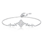 [Plus&Max]MARQUISE-CLOVER MOISSANITE BRACELET